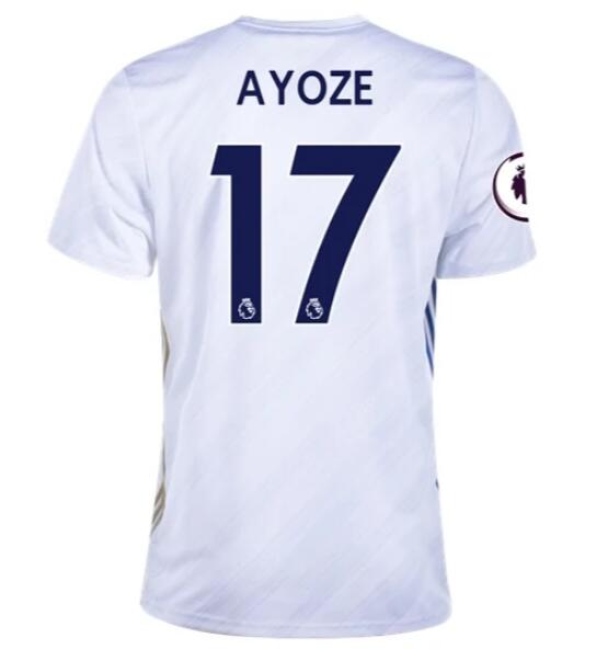 Leicester City Away Kit Soccer Jersey AYOZE PÉREZ #17 2020/21